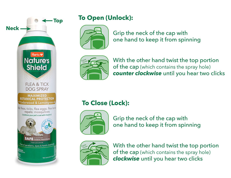 Hartz Nature’s Shield Flea & Tick Spray Treatment for Dogs, Natural and Effective Flea & Tick Prevention and Protection for Dogs with Cedarwood and Lemongrass Oil, 14 Ounces - BeesActive Australia