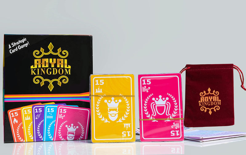 Royal Kingdom - A Strategic Card Game | Family Game for Kids and Adults | Ages 9-99 Years | for 2-6 Players - BeesActive Australia