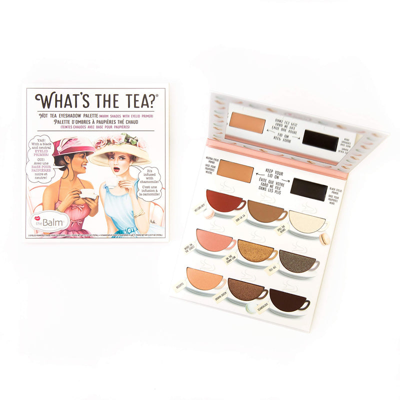 What's The Tea? Eyeshadow Palette With Primers, Hot Tea Warm Shades - BeesActive Australia