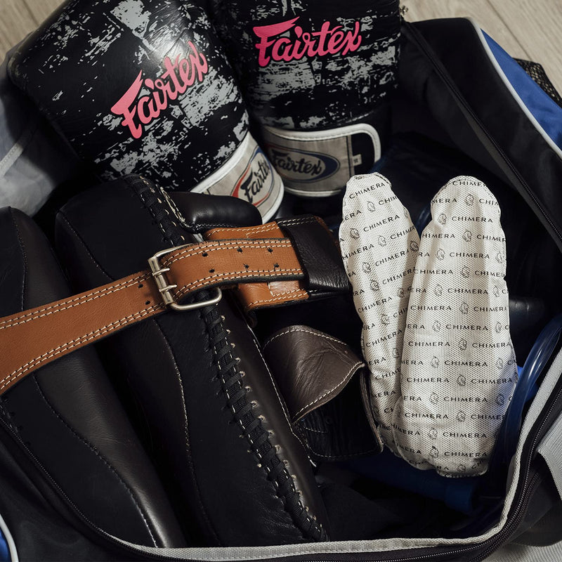 Chimera Fight Exchange 2 Deodorizer Refills (6 Month Supply) for Boxing Gloves, Shoes, Gym Bags, and Lockers - Air Freshener and Odor Eliminator/Absorber Unscented - BeesActive Australia