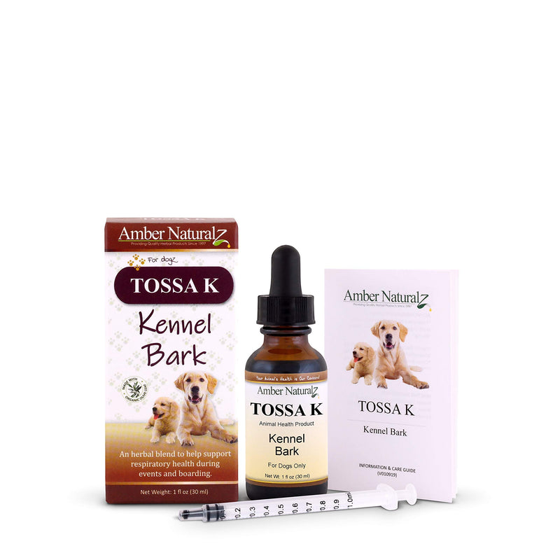 AMBER NATURALZ - TOSSA K - Kennel Bark - for Dogz - 1 Ounce - BeesActive Australia