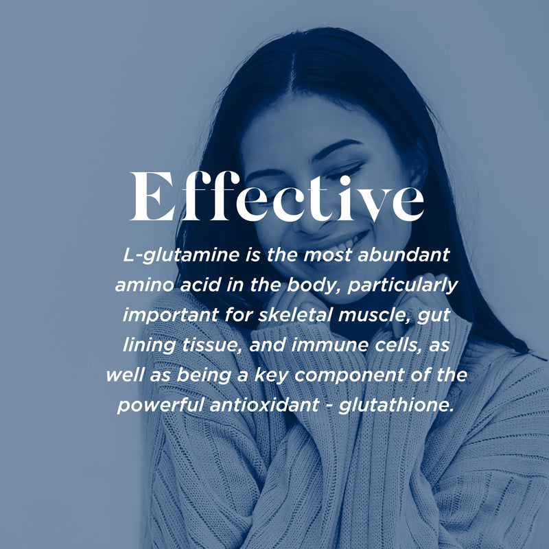 BioCare L-Glutamine Powder | Food Supplement Suitable for Vegetarians & Vegans - 200g, 40 Days' Supply - BeesActive Australia