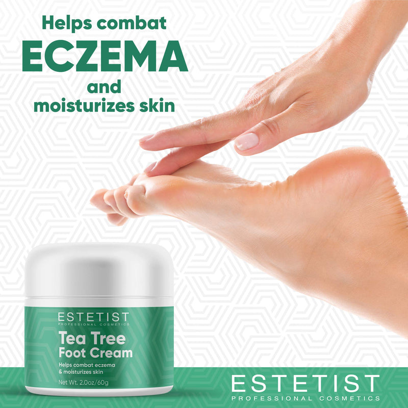 Tea Tree Oil Foot Cream, Foot Treatment Eczema Cream and Skin Moisturizer, Antifungal Foot Cream - BeesActive Australia