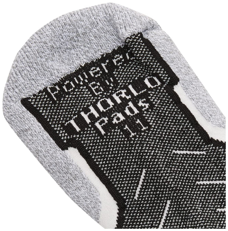 Thorlos Experia Xccu Thin Cushion Running Low Cut Socks Large Black/Black (3 Pair) - BeesActive Australia