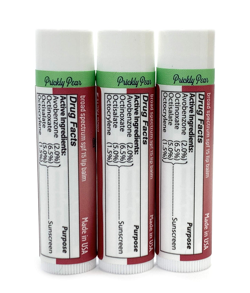 Mad Gab's Prickly Pear Lip Balm (3pk) - BeesActive Australia