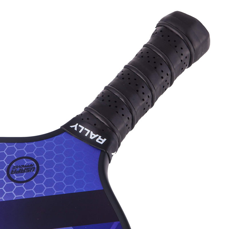 [AUSTRALIA] - Rally Flare Graphite Pickleball Paddle | Polymer Honeycomb Core, Graphite Hybrid Composite Face | Lightweight Purple 