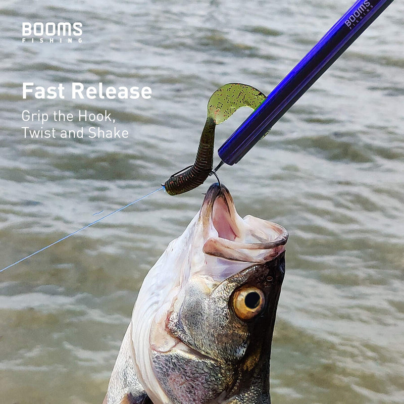 Booms Fishing R2 Hook Remover Squeeze-Out Fish Hook Tools 3 Colors Available 10inches Blue - BeesActive Australia