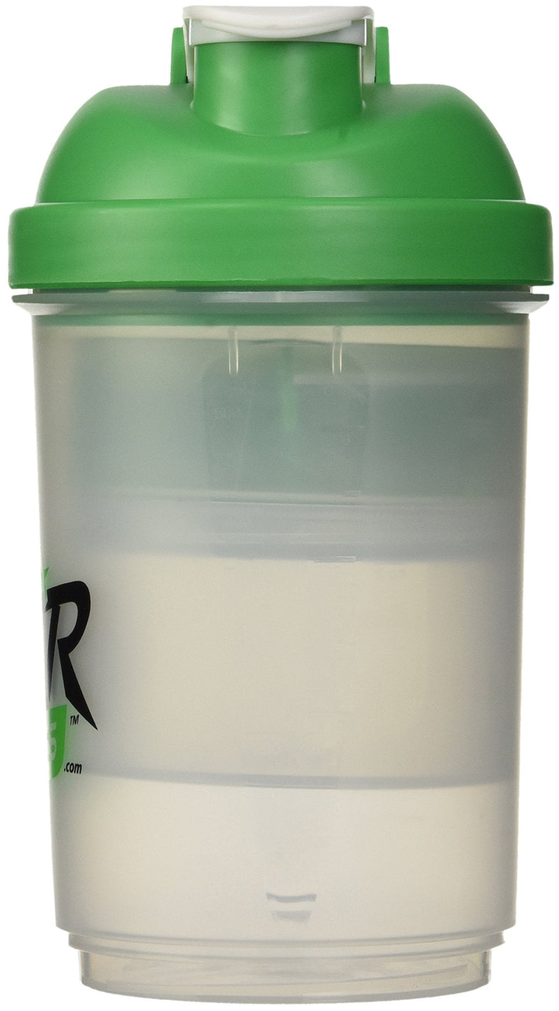 We R Sports™ ShakenInProtein™ Protein Shaker Bottle Multi Compartment BPA FREE 500ml Container XPS4000 Green - BeesActive Australia