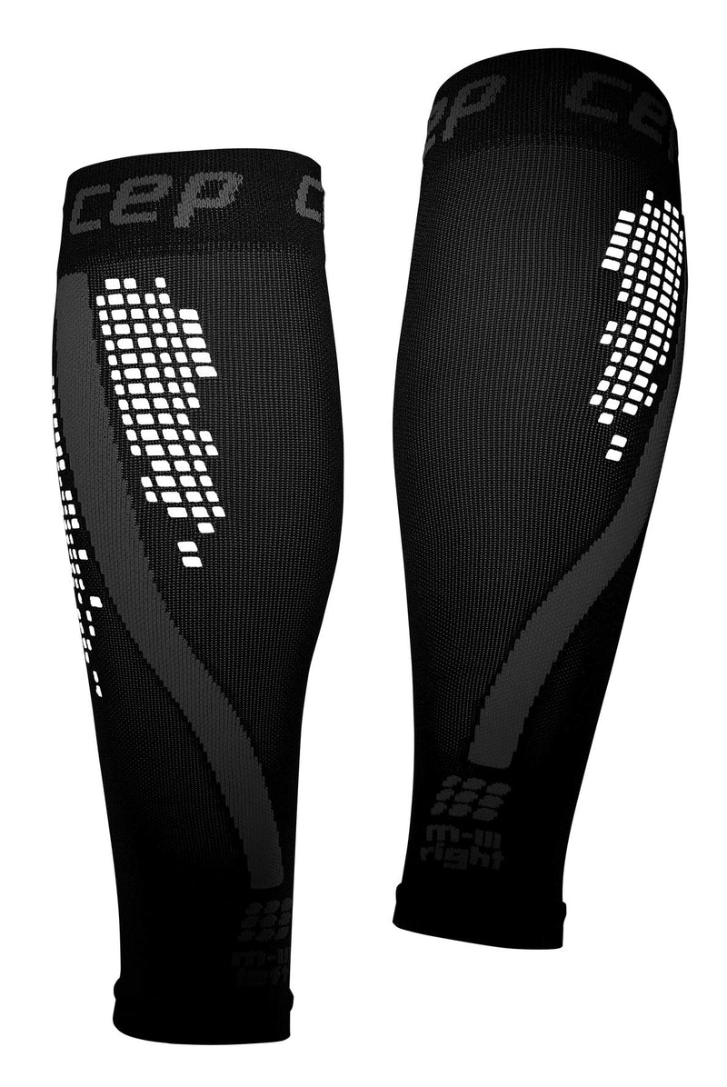 CEP - NIGHTTECH CALF SLEEVES REDESIGN for women | Reflective calf sleeves in black | size II - BeesActive Australia