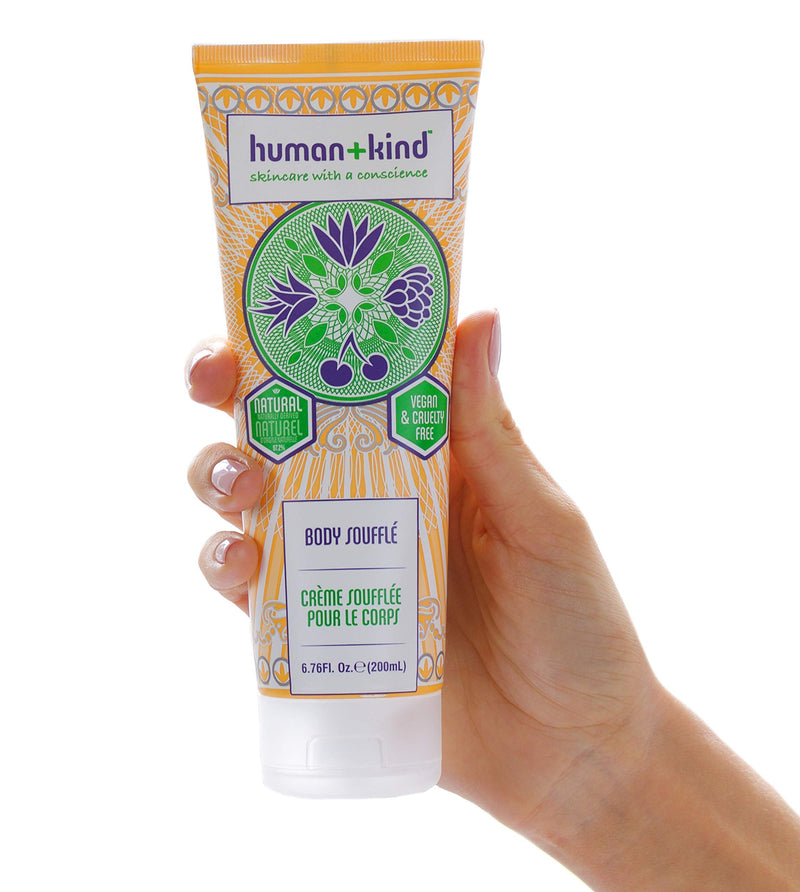 Human+Kind Body Souffle Tube, Lightly Whipped Cream Moisturizer, Heavenly, 6.76 Fl.Oz 6.76 Fl Oz - BeesActive Australia