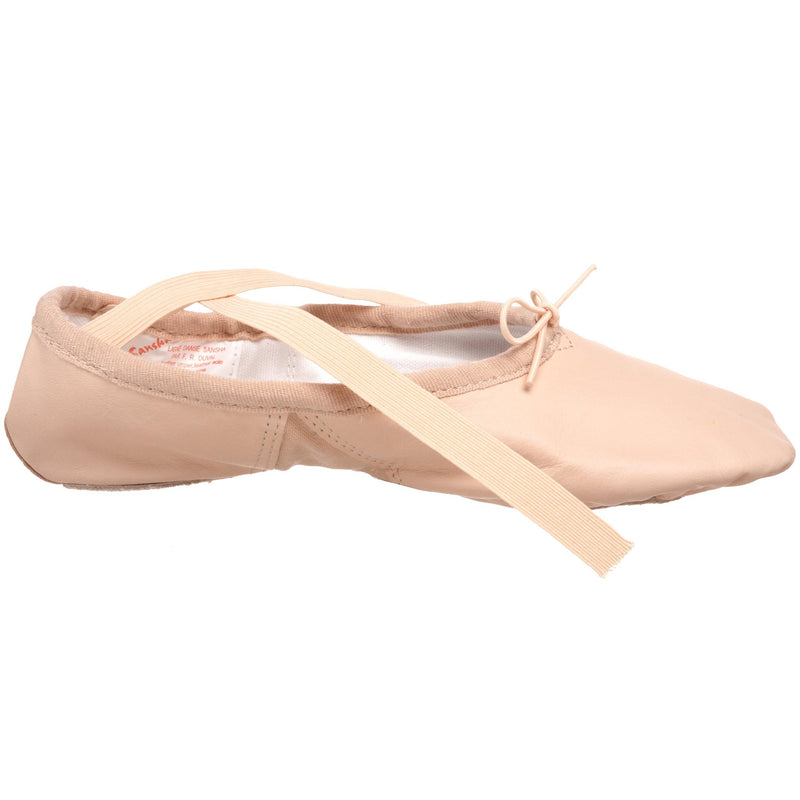 [AUSTRALIA] - SANSHA Silhouette Leather Ballet Slipper 8 M US Women / 4 M US Men Pink 