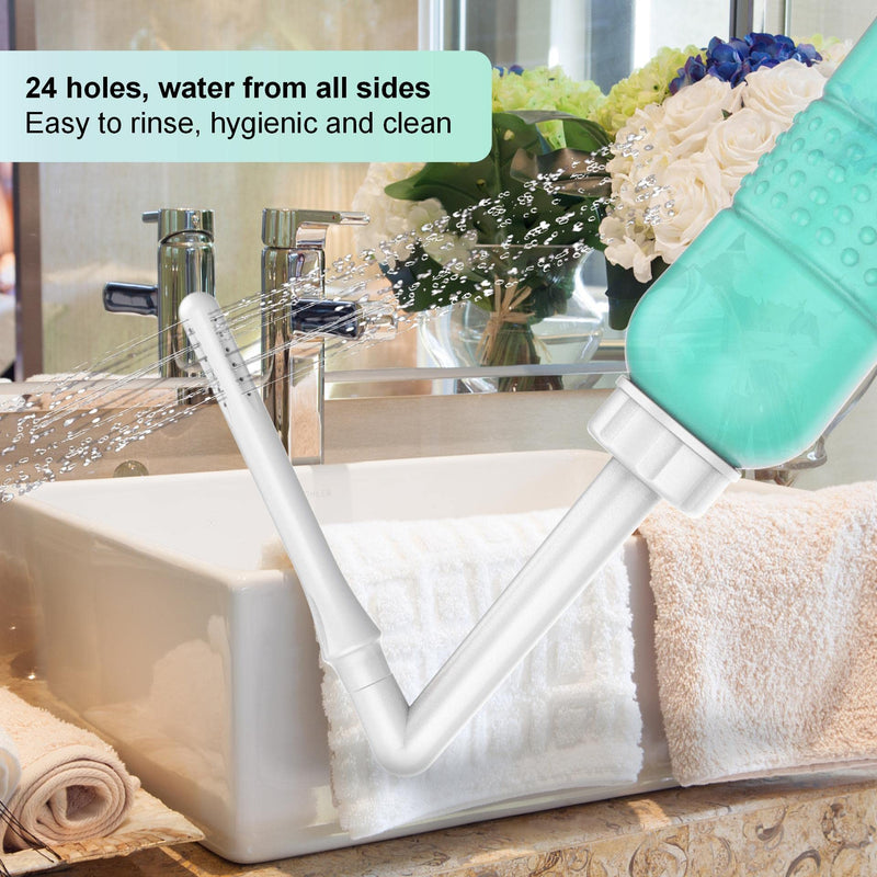 2PCS-Pack 2-in-1 Portable Bidet Vaginal Douche,450ml Travel Bidet Bottle Perineal Bottle for Postpartum Care - BeesActive Australia