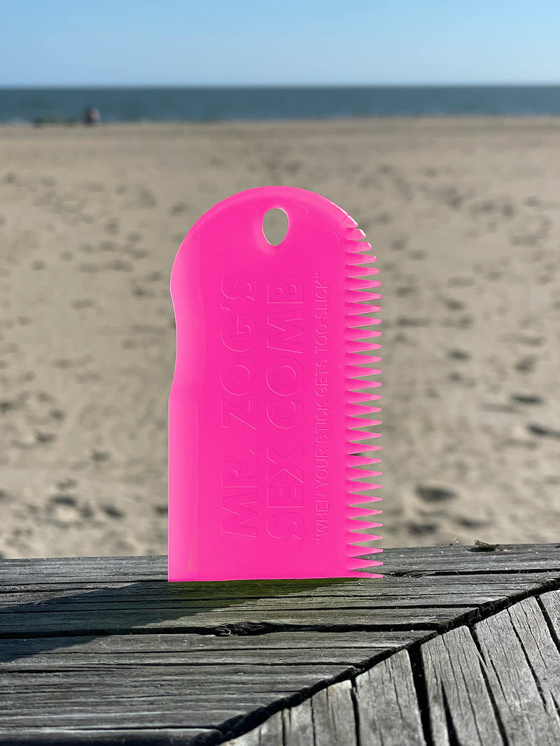 Sex Wax Pink Surf Board Wax Comb - BeesActive Australia