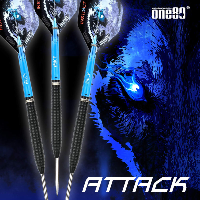 ONE80 90% Tungsten Steel Tip Darts Sets Chameleon, Night Hunter Professional Darts Set Attack 22g - BeesActive Australia