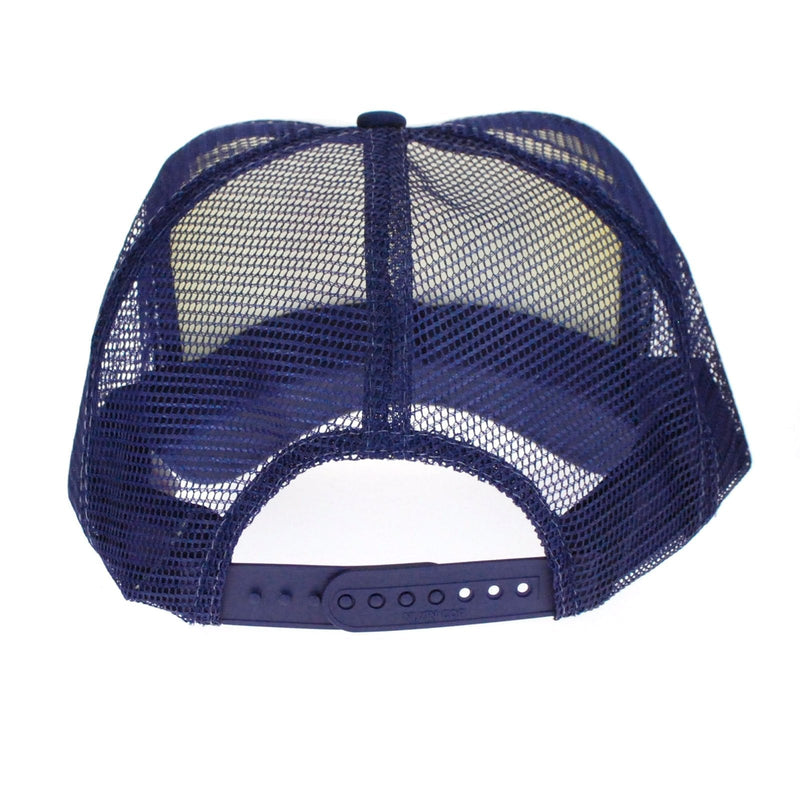 American Flag Patriotic USA Classic 5 Panel Mesh Snap Back Trucker Hat Usa Navy - BeesActive Australia