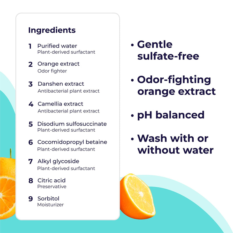 GENTLE CREATURES Magic Foam - Sulfate-Free, Waterless Shampoo Paw Cleaner for Dogs, Cats, Pets - Dry Shampoo, Foot Cleaner Brush - with Orange, Odor Control Wash - Good for Puppy, Sensitive Skin - BeesActive Australia