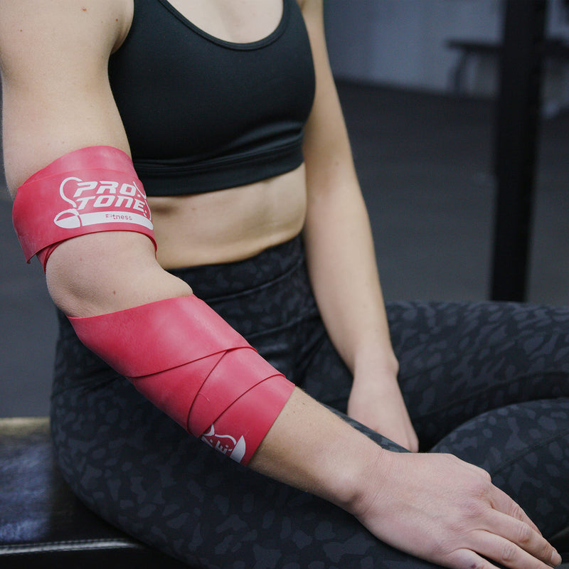 PROTONE voodoo floss muscle compression band for crossfit/rehab/physiotherapy/mobility/muscle compression/injury recovery 2 pack ( red and black ) - BeesActive Australia