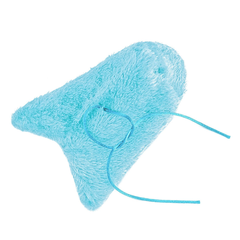 Filhome Comfort Corner Fleece Bird Blanket Parrot Cage Snuggle Hut Warm Bird Nest House Bed Hanging Hammock Toy for Parakeet Cockatiel Pigeon Small Animals Shelter Plush Bedding Medium Blue - BeesActive Australia