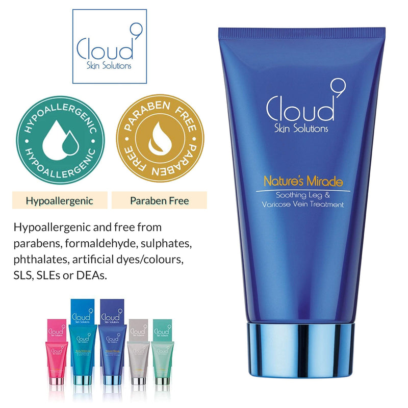 Cloud 9 Skin Solutions - Nature's Miracle - Soothing Leg and Varicose Vein Cream - BeesActive Australia