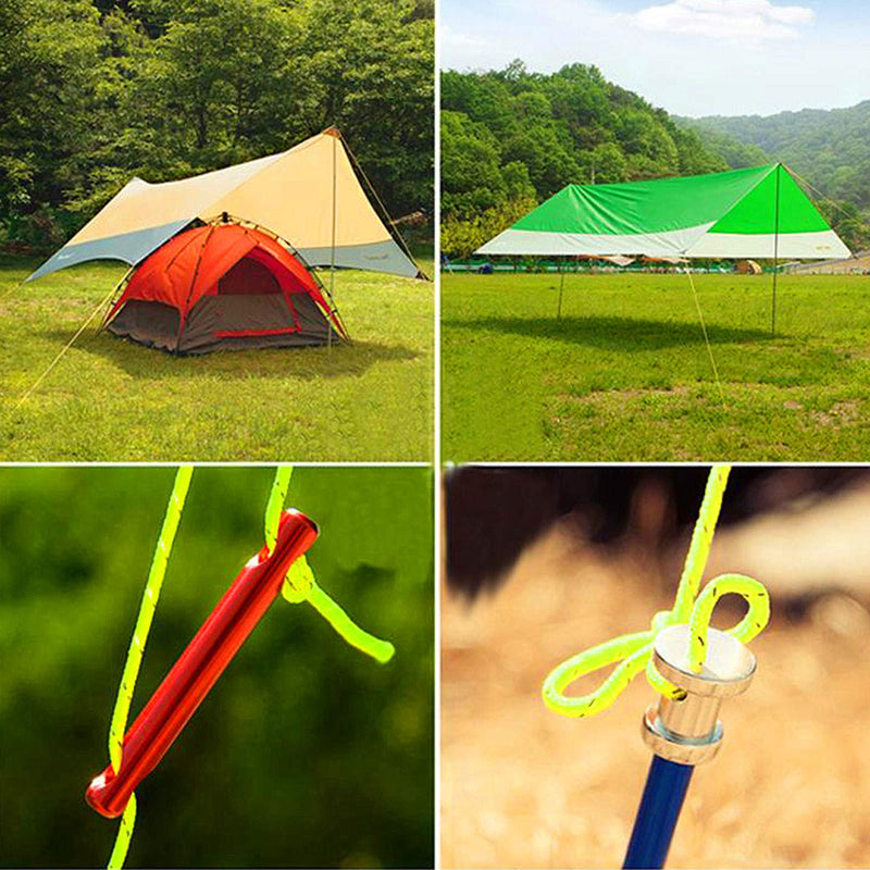 ThreeBulls 1.8mm Fluorescent Reflective Guyline Tent Rope Camping Cord Paracord,65 Feet Orange 20m - BeesActive Australia
