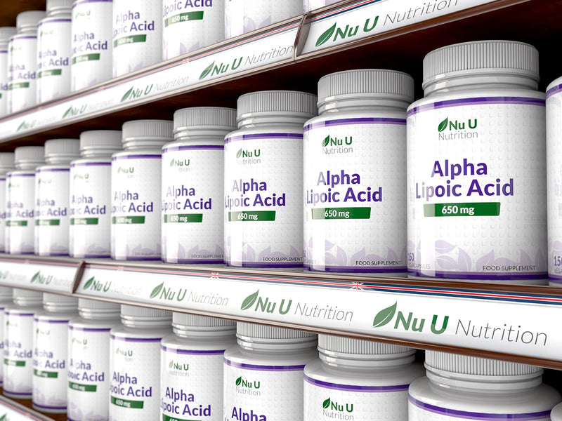 Alpha Lipoic Acid 650mg � 150 High Strength Vegan and Vegetarian ALA Capsules � 5 Month Supply � UK Manufactured to GMP Standards - BeesActive Australia