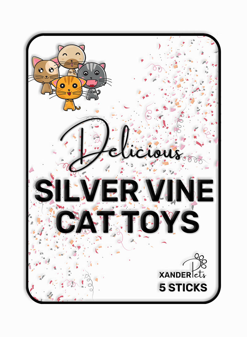 Xanderpets Silvervine for Cats Interactive Cat Toy - Catnip Toys for Anxiety Relief Cat Toy Silvervine & Cat Nips Organic Must Have Products for Cats Cat Toys for Indoor Cats Cat Chew Toy Kicker 3PK - BeesActive Australia