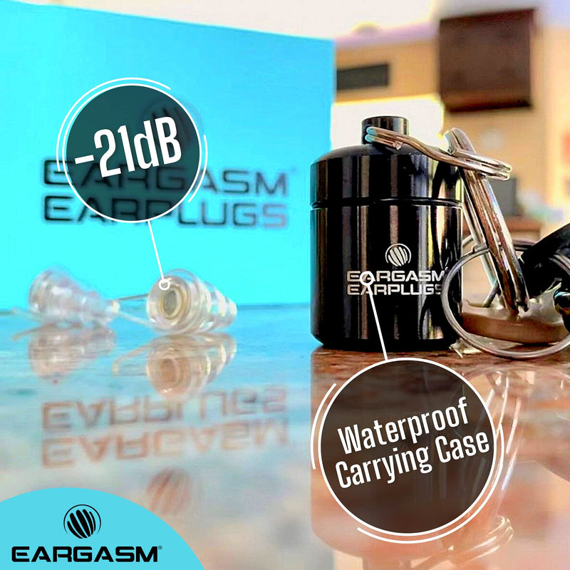 Eargasm High Fidelity Earplugs for Concerts Musicians Motorcycles Noise Sensitivity Conditions and More - Transparent Edition - BeesActive Australia