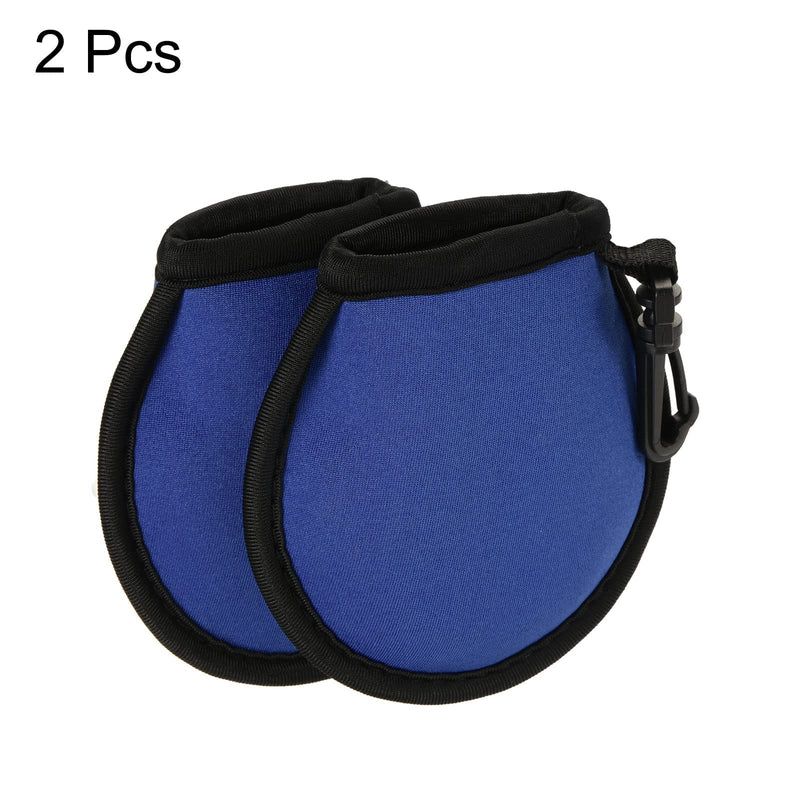 MECCANIXITY Golf Ball Cleaner Pouch Pocket Washer Bag with Clips Blue - BeesActive Australia
