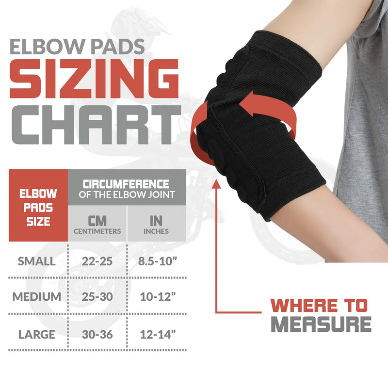 Bodyprox Elbow Protection Pads 1 Pair (Medium), Elbow Guard Sleeve Medium - BeesActive Australia