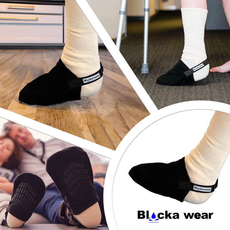 Blocka-wear Cast Sock Over Cast - Pack of 2 – Leg Cast Toe Protector - Keep Toes Warm & Clean for Plaster Cast – Lightweight - Comes in 3 Sizes for Men & Women - Shoe Size UK 3-6 (EU 35-39) Shoe Size UK 3-6 (EU 35-39) - BeesActive Australia
