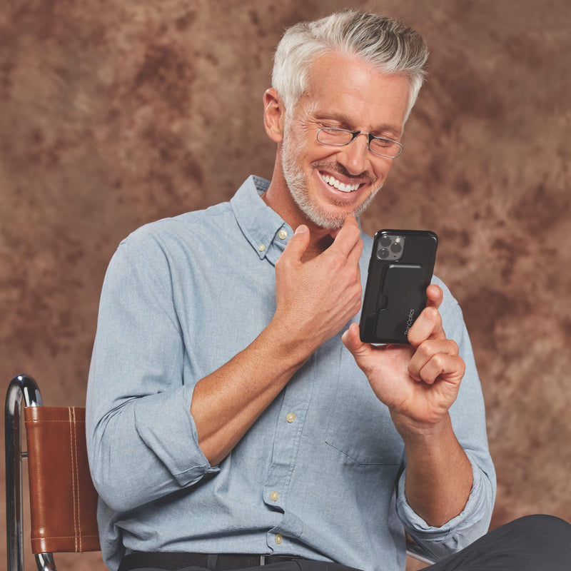 ThinOptics Reading Glasses 2.0 Clear Frames With Universal Compact Case - Compact Foldable Reading Glasses 2.0 Strength With Flex-Fit Technology - BeesActive Australia