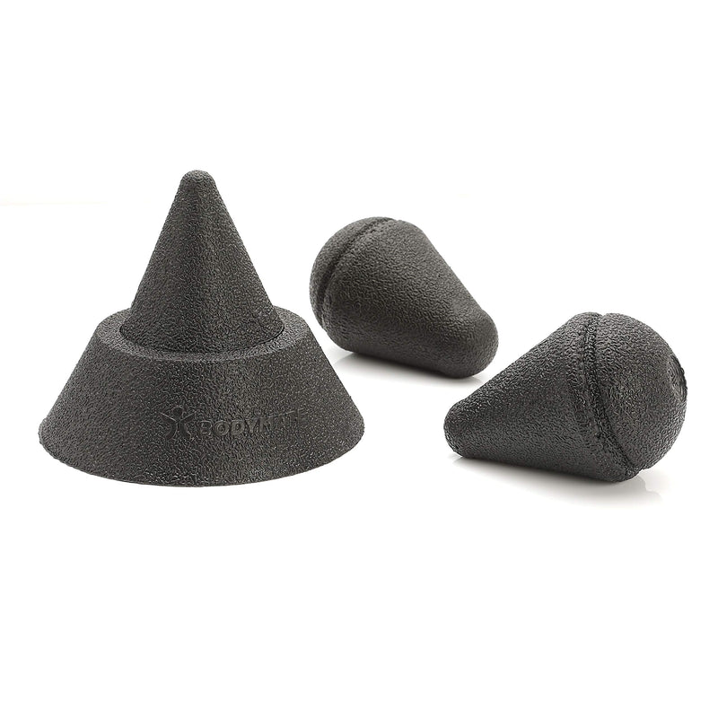 BODYMATE Trigger Point Activator Massage Set - Set of 3 Different Hand-held Massagers with a Holder for use on Flat Surfaces - BeesActive Australia