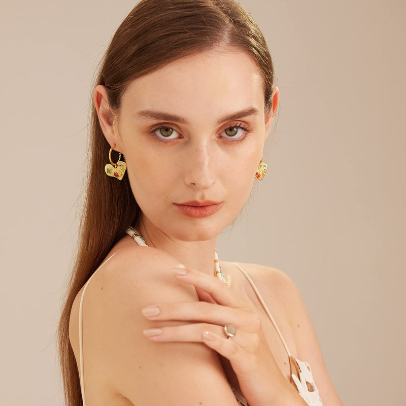 C.Paravano Hoop Earrings for Women | 925 Sterling Silver or 18K Gold Plated Hoop Earrings | Huggie Earrings for Women | Lightweight Hoops | Hypoallergenic Earring for Women EARRING_BB - BeesActive Australia