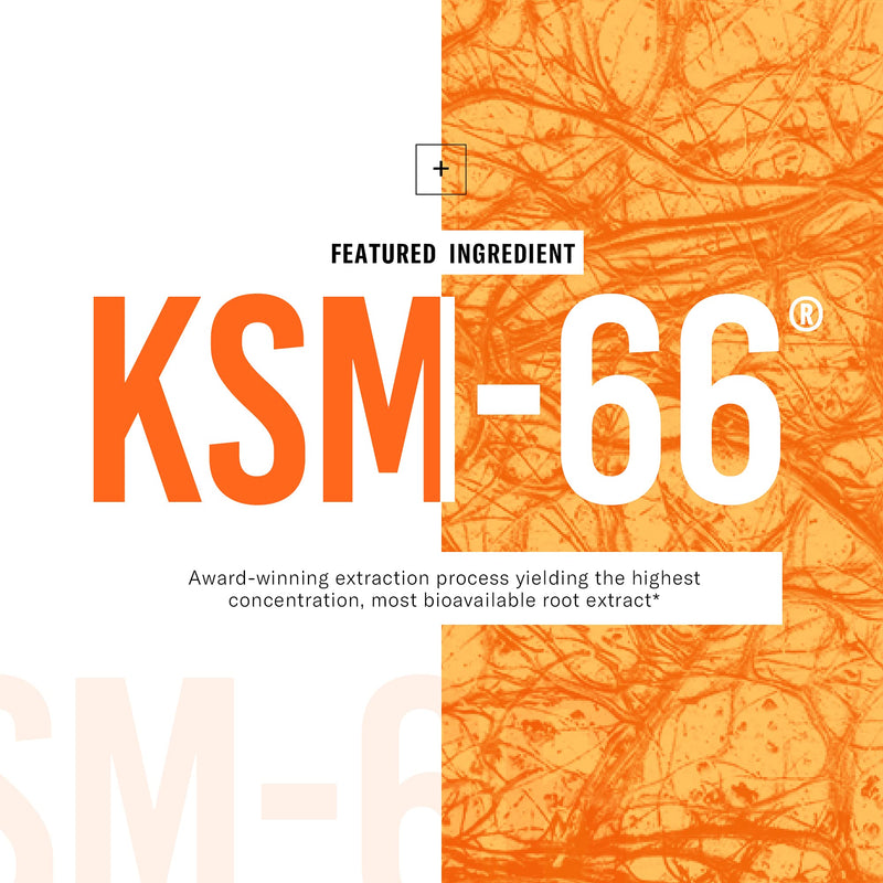 KSM-66 Ashwagandha Root Powder Extract - Stress, Mood, & Well Being Support - 1,000 MG of Clinically Studied KSM66 & Black Pepper for Maximum Absorption - 5% Withanolides - 60 Vegan Capsules - BeesActive Australia