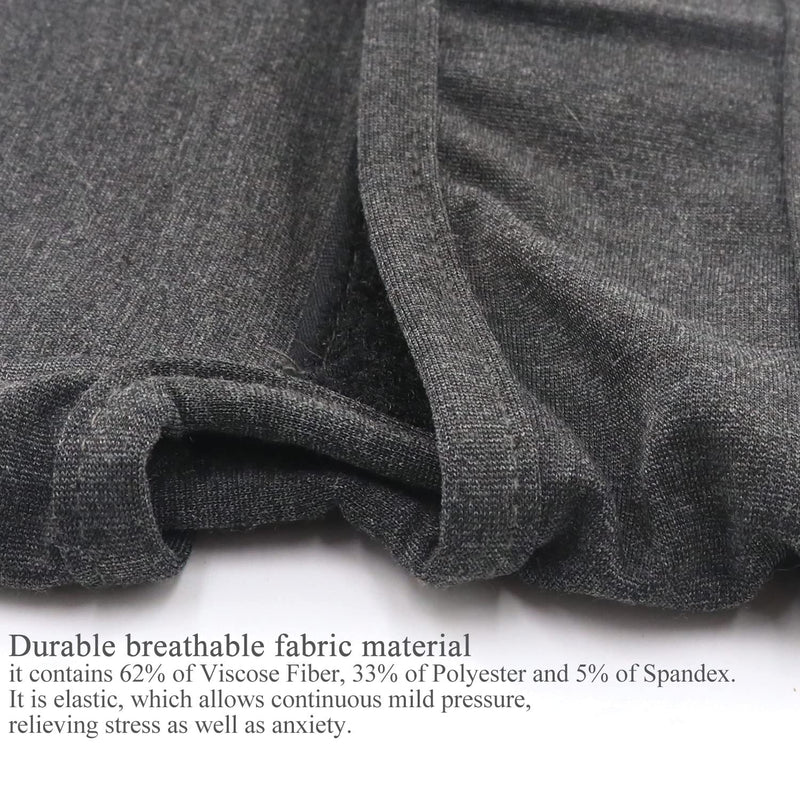QIYADIN Dog Comfort Dog Anxiety Relief Coat, Breathable Shirts for Dogs, Dog Anxiety Vest Jacket Warp, Puppy Anxiety Calming Vest Wrap XL - BeesActive Australia