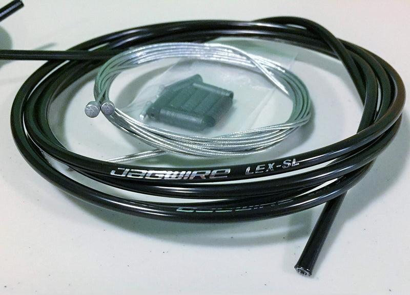 Jagwire Road Shop KIT - Complete Brake & Shifter Cable and Housing Kit- Black - SRAM/Shimano - BeesActive Australia