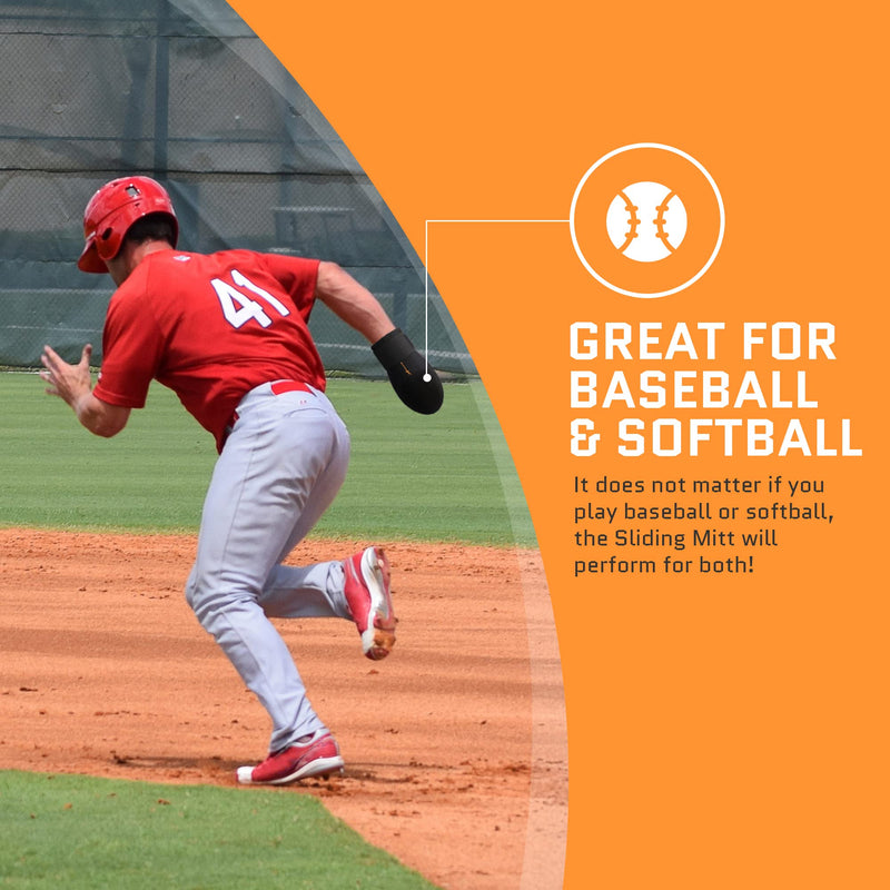 ACELETIQS Sliding Mitt - Custom Design for Right and Left Hand - Sliding Mitt for Baseball and Softball - Youth and Adult Size - Sliding Mitt Hand Protection - BeesActive Australia
