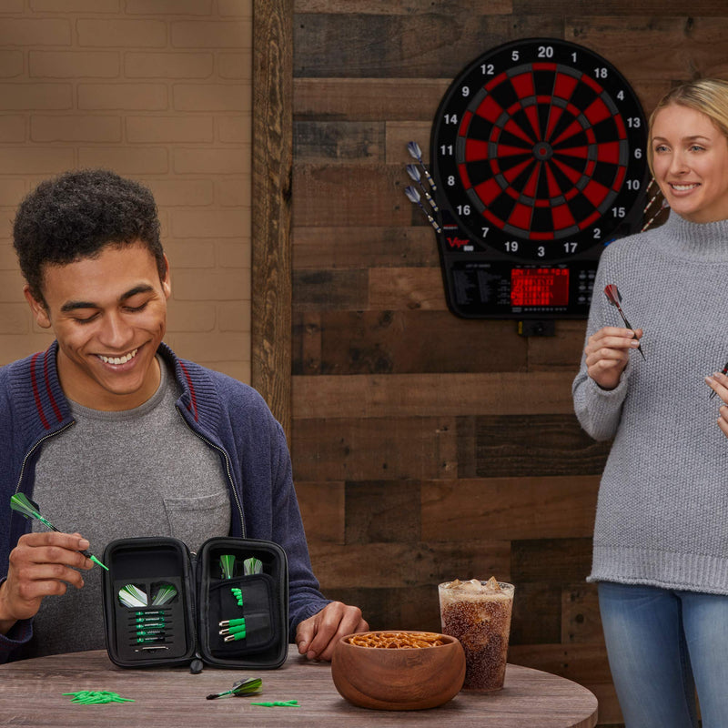 [AUSTRALIA] - Casemaster Sport Dart Case, Hold One Set of Darts and Features Built-in Storage for Flights, Tips and Shafts Black 
