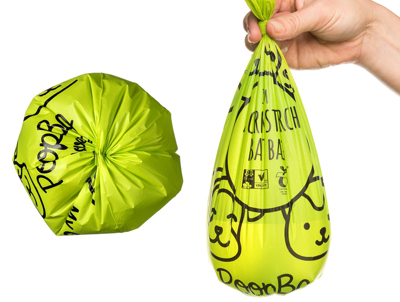 My AlphaPet Dog Poop Bags Refill Rolls - Large Size 9 x 13 Inches - Earth Friendly Highest ASTM D6400 Rated - Leak Proof Doggie Waste Bags 120 Count Unscented Green - BeesActive Australia