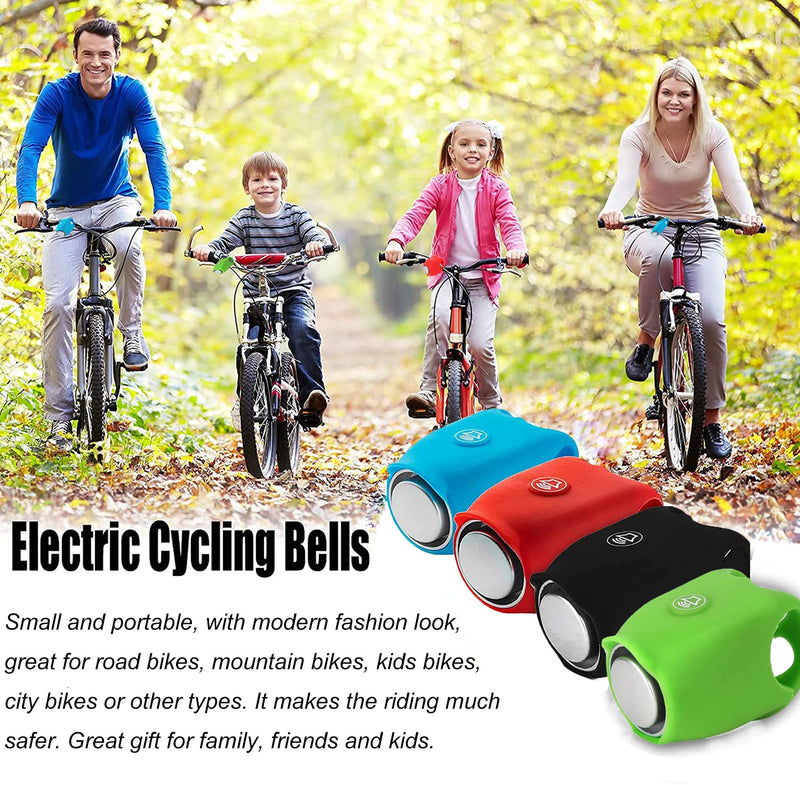 AaiLucky Super Bike Horn, 120dB Electric Bike Horn, Loud Bicycle Horns, Safety Cycling Bells, Water-Resistant6 Sound Modes for Adults Kids Bikes Warning Horns, Biking Accessories black - BeesActive Australia