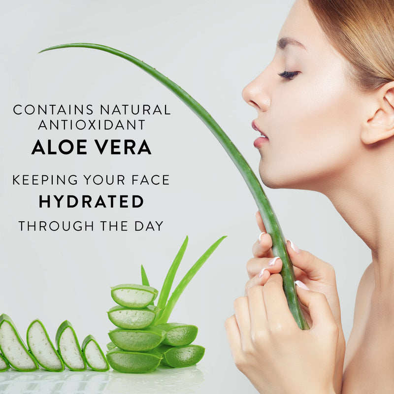 Face Self Tanning Water Aloe Vera 150ml - Self Tan Face Mist, Face Tan, Vegan, DHA Natural Tanning Active no biscuit smell, Tropical smelling - BeesActive Australia