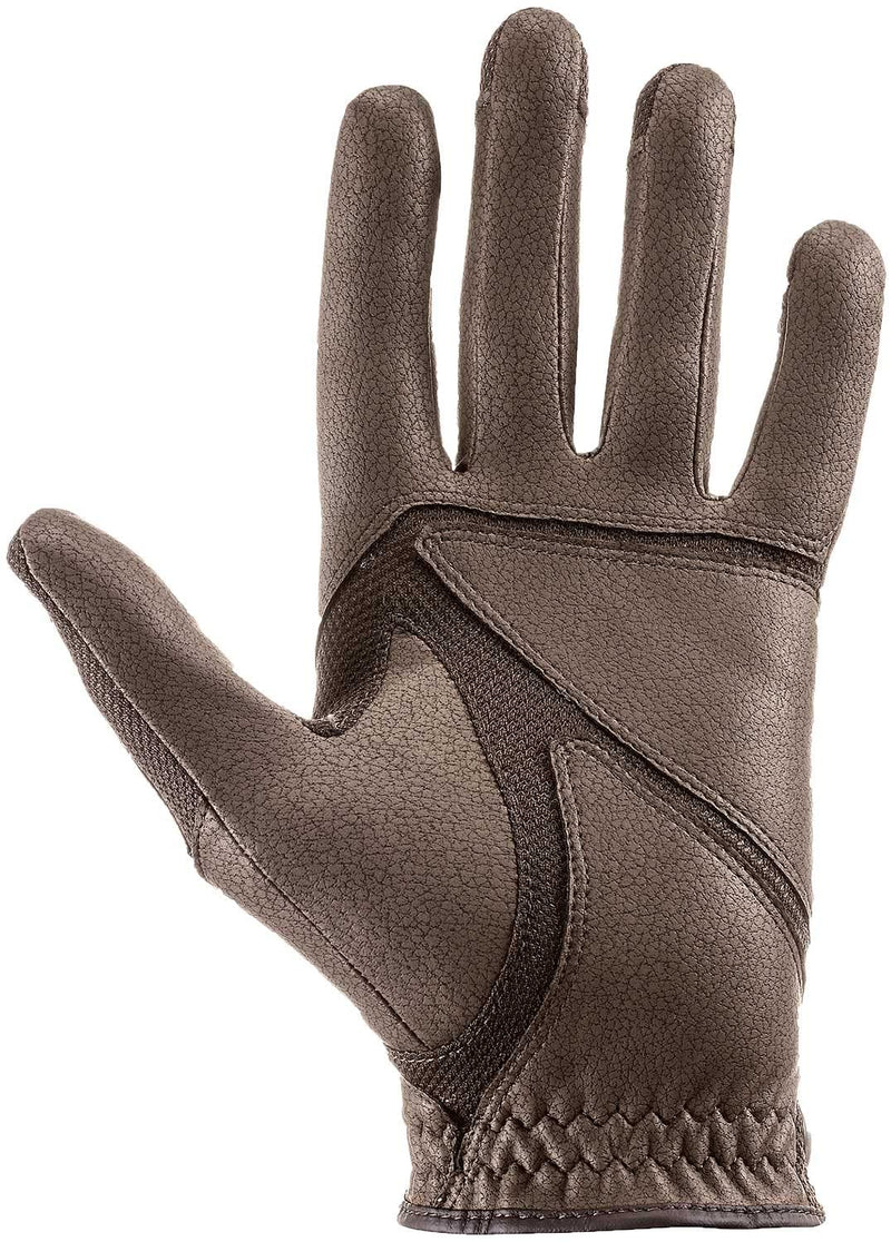 Uvex Stretchable & Breathable Horse Riding Gloves (Western/English) for Women & Men, ventraxion brown 7 - 8 - BeesActive Australia