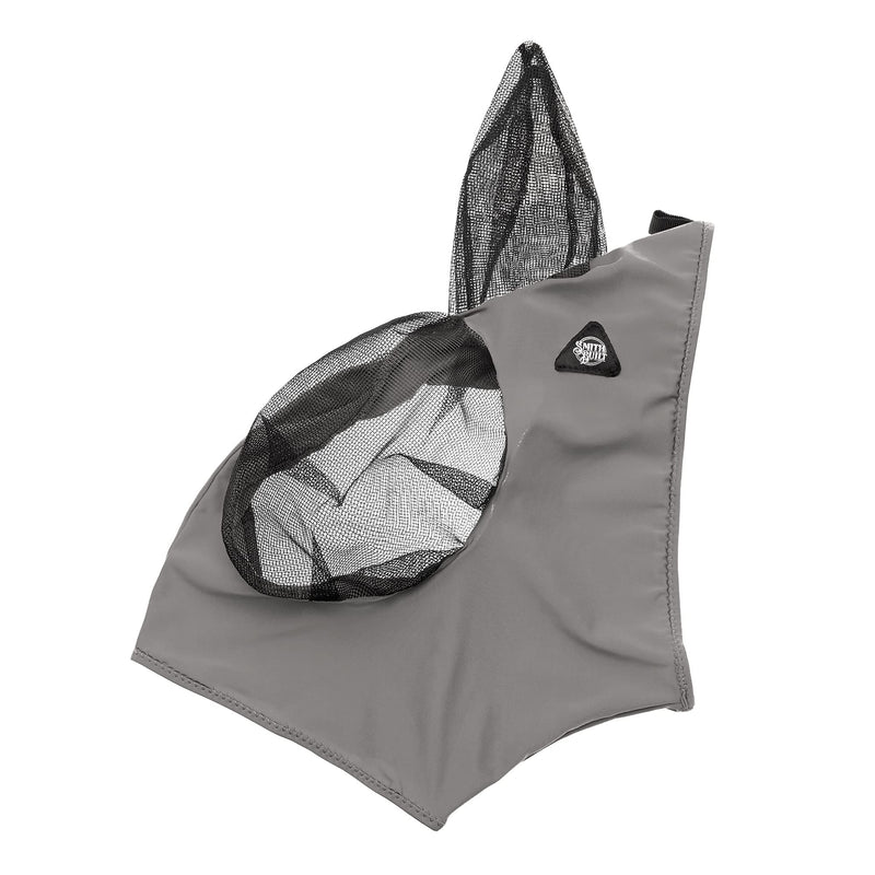 SmithBuilt Horse Fly Mask - Mesh Eyes and Ears, Breathable Fabric, UV Protection Pony Gray - BeesActive Australia