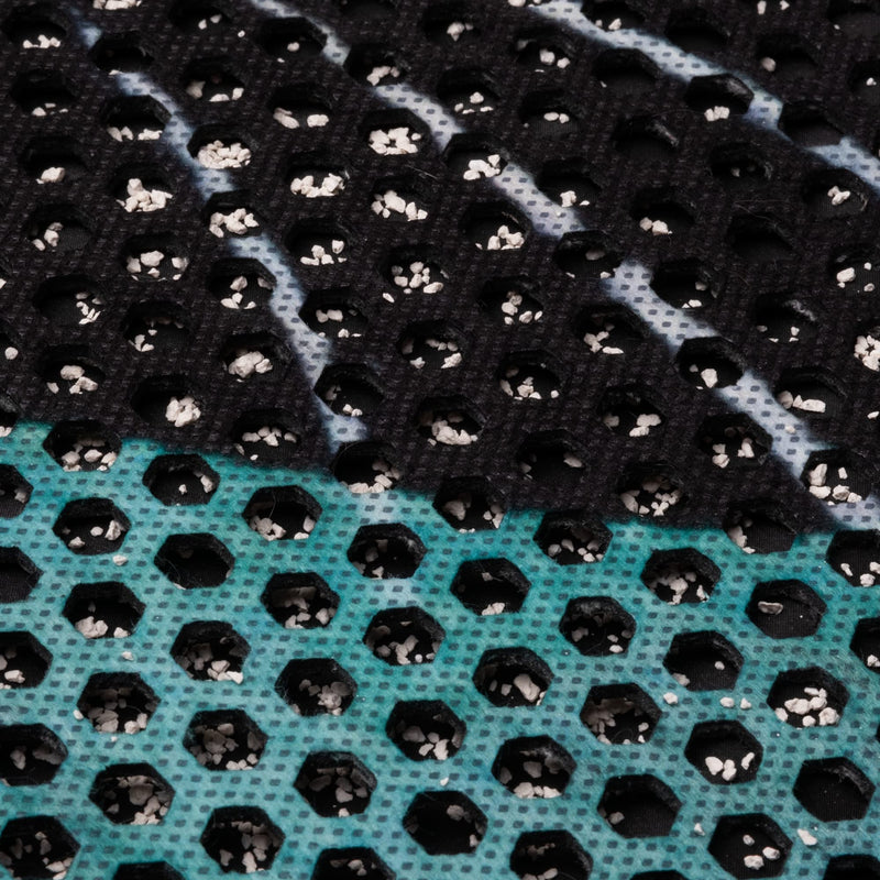 FOREVERPETSUPPLIES Cat Litter Mat 24"x16", Litter Box Mat Large, Double Layer Litter Trapping Mat, Water & Urine Proof Kitty Litter Mat for Litter Box, Colorful Kitty Design Cat Mat Black - BeesActive Australia