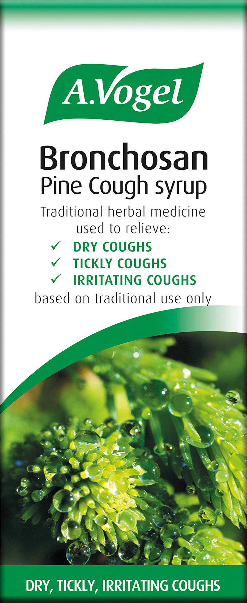 A.Vogel Bronchosan Pine Cough Syrup | Dry & Tickly Cough Medicine for Adults | 100ml - BeesActive Australia