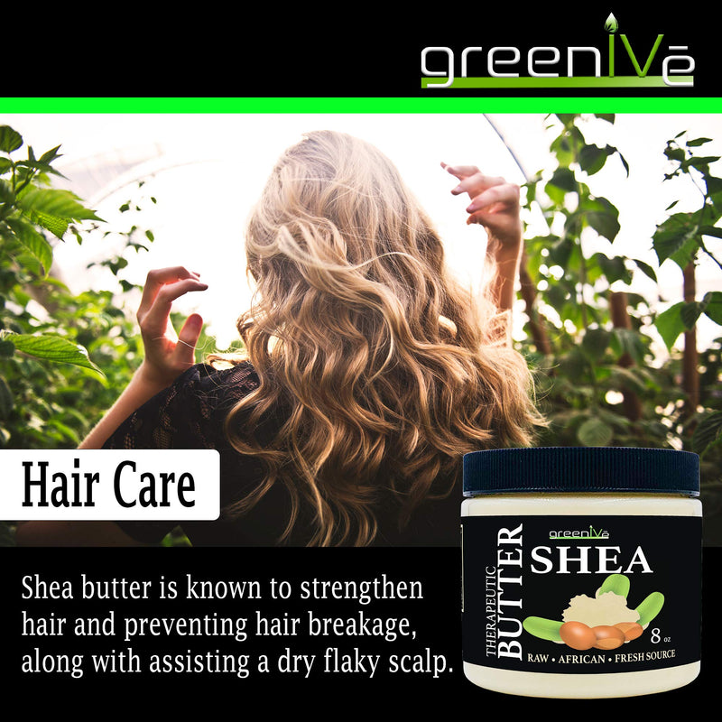 GreenIVe 100% Pure Shea Butter Raw Exclusively on Amazon (16 Ounce Jar) 16 Ounce Jar - BeesActive Australia