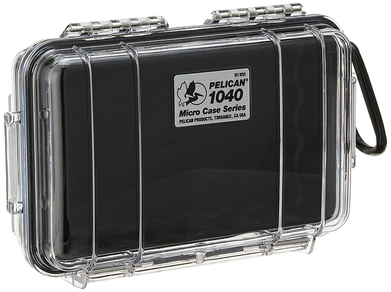 Pelican 1020 Micro Case (Red/Clear) & Pelican 1040 Micro Case (Black/Clear), Model:1040-025-100 Red/Clear Case + Case (Black/Clear) - BeesActive Australia