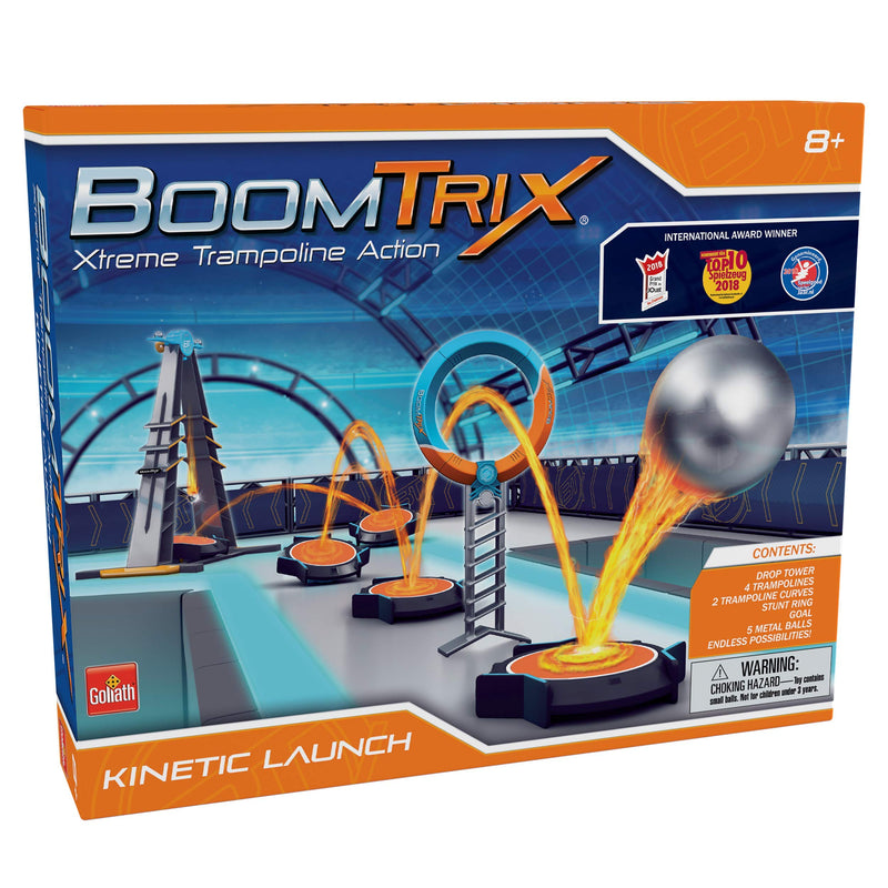 Goliath Boomtrix Kinetic Launch Kinetic Metal Ball Chain Reaction Stunt Kit - Fun - Educational - STEM - BeesActive Australia