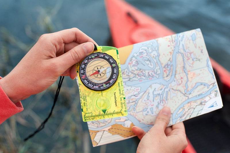 Orienteering Compass - Hiking Backpacking Compass - Advanced Scout Compass Camping and Navigation - Boy Scout Compass Kids - Professional Field Compass for Map Reading - Best Survival Gifts Green - BeesActive Australia