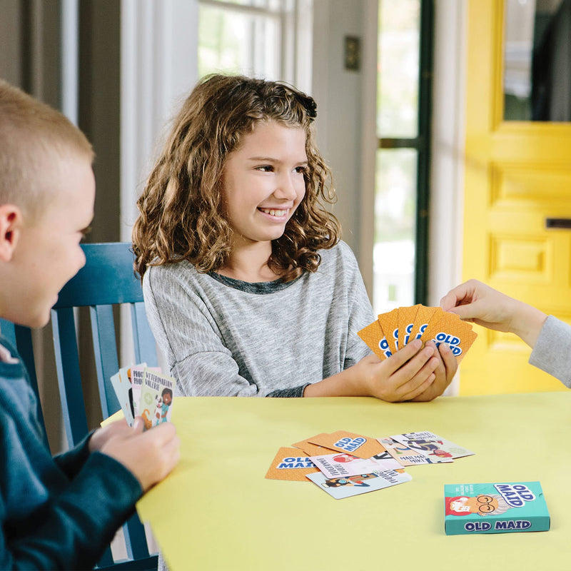 LotFancy Card Games for Kids, 6 Decks, Include Go Fish, Old Maid, Crazy Eights, Memory Match, Slap Jack, Animal Playing Cards - BeesActive Australia